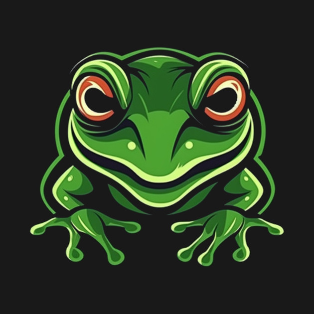 Green Frog, Tropical Animal, Love Frogs by logiamerch