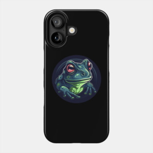 Green Frog, Tropical Animal, Love Frogs Phone Case