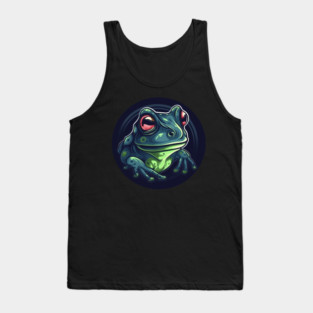 Green Frog, Tropical Animal, Love Frogs Tank Top