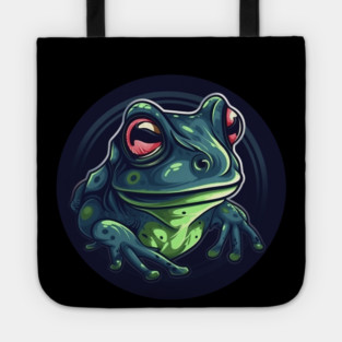 Green Frog, Tropical Animal, Love Frogs Tote