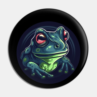 Green Frog, Tropical Animal, Love Frogs Pin