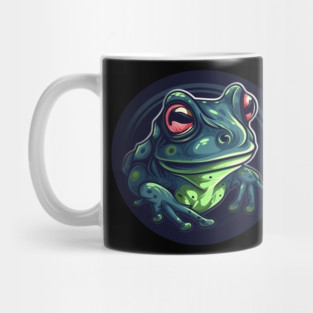Green Frog, Tropical Animal, Love Frogs Mug