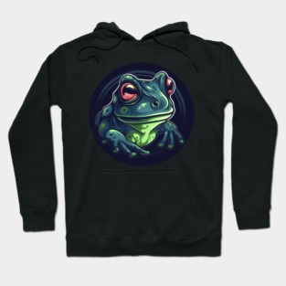 Green Frog, Tropical Animal, Love Frogs Hoodie