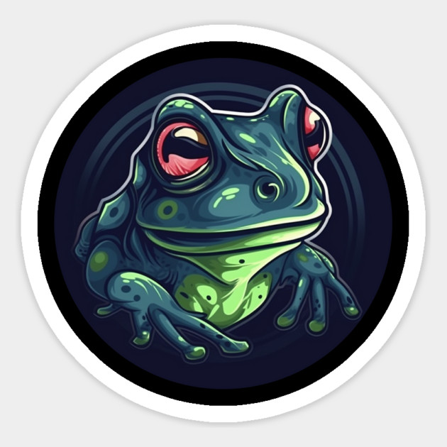 Green Frog, Tropical Animal, Love Frogs Magnet by logiamerch