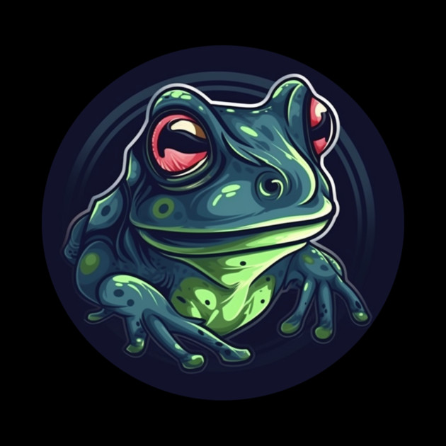 Green Frog, Tropical Animal, Love Frogs by logiamerch