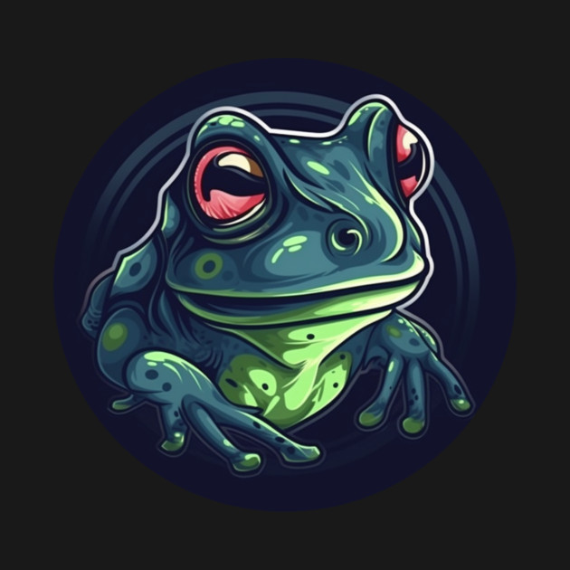 Green Frog, Tropical Animal, Love Frogs by logiamerch