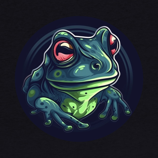 Green Frog, Tropical Animal, Love Frogs by logiamerch