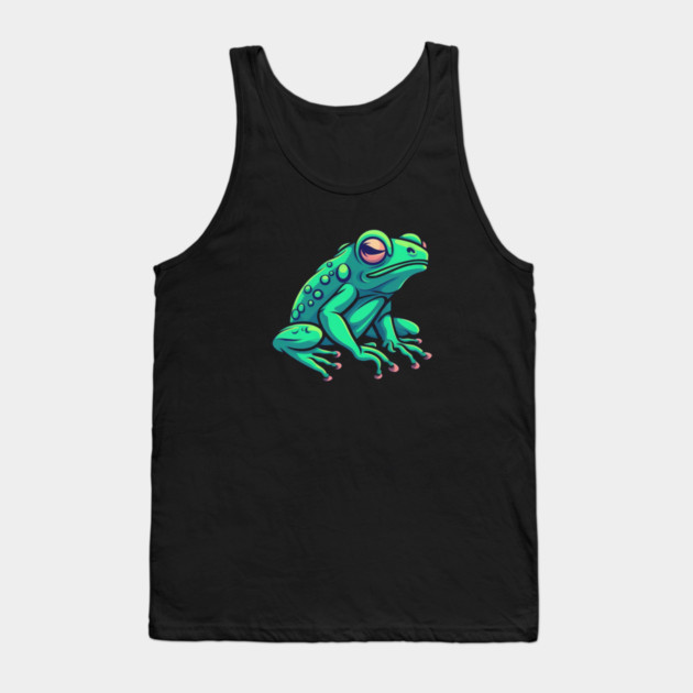 Green Frog, Tropical Animal, Love Frogs Tank Top by logiamerch