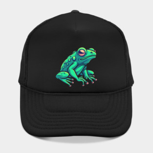 Green Frog, Tropical Animal, Love Frogs Hat