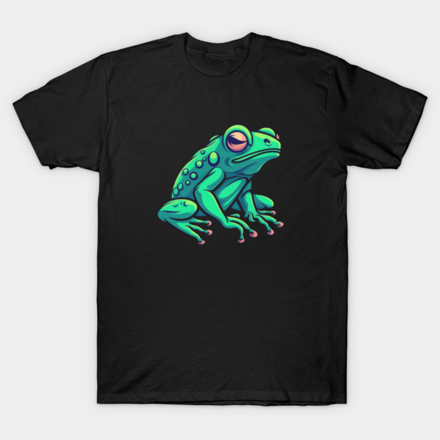 Green Frog, Tropical Animal, Love Frogs T-Shirt by logiamerch