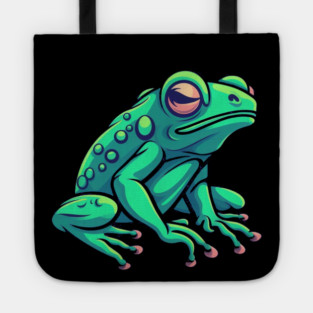 Green Frog, Tropical Animal, Love Frogs Tote