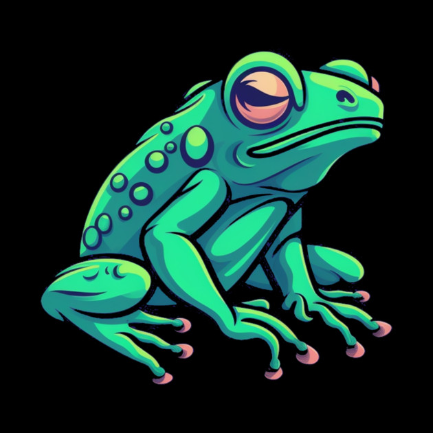 Green Frog, Tropical Animal, Love Frogs by logiamerch