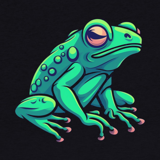 Green Frog, Tropical Animal, Love Frogs by logiamerch