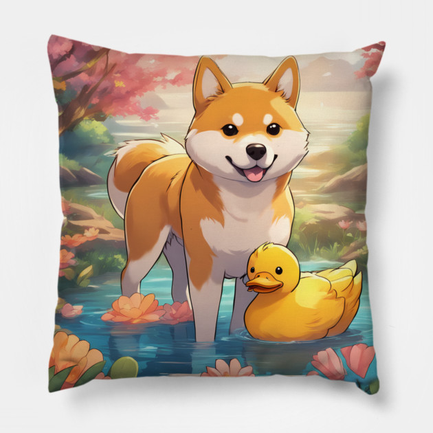 close to me Pillow by animegirlnft