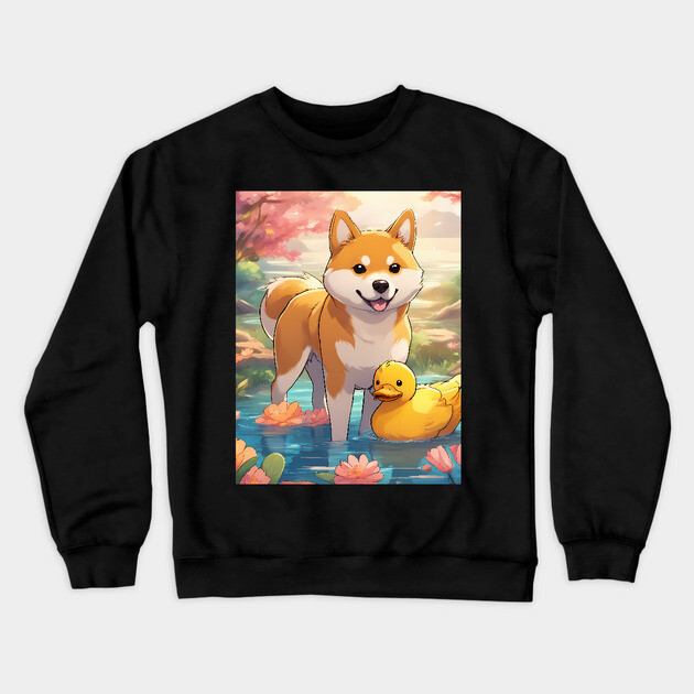close to me Crewneck Sweatshirt by animegirlnft