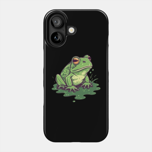 Green Frog, Tropical Animal, Love Frogs Phone Case by logiamerch