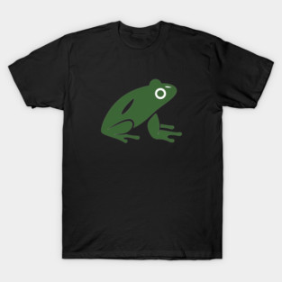Green Minimal Frog, Tropical Animal, Love Frogs T-Shirt