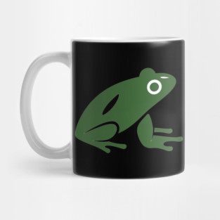 Green Minimal Frog, Tropical Animal, Love Frogs Mug