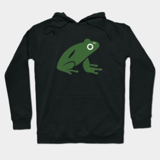 Green Minimal Frog, Tropical Animal, Love Frogs Hoodie