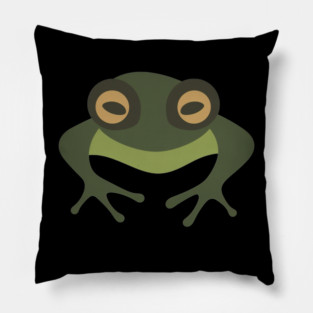 Minimal Green Frog, Tropical Animal, Love Frogs Pillow