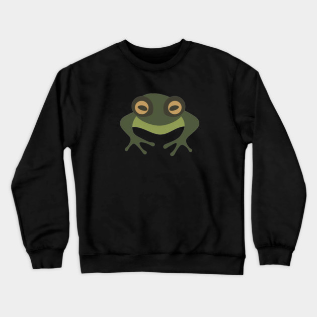 Minimal Green Frog, Tropical Animal, Love Frogs Crewneck Sweatshirt by logiamerch