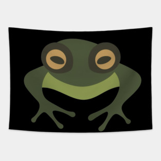 Minimal Green Frog, Tropical Animal, Love Frogs Tapestry