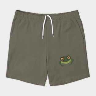 Minimal Green Frog, Tropical Animal, Love Frogs Shorts