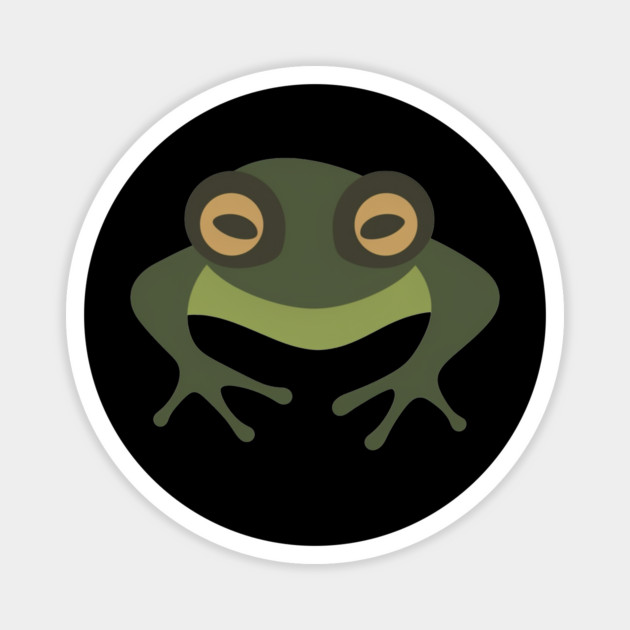 Minimal Green Frog, Tropical Animal, Love Frogs Magnet by logiamerch