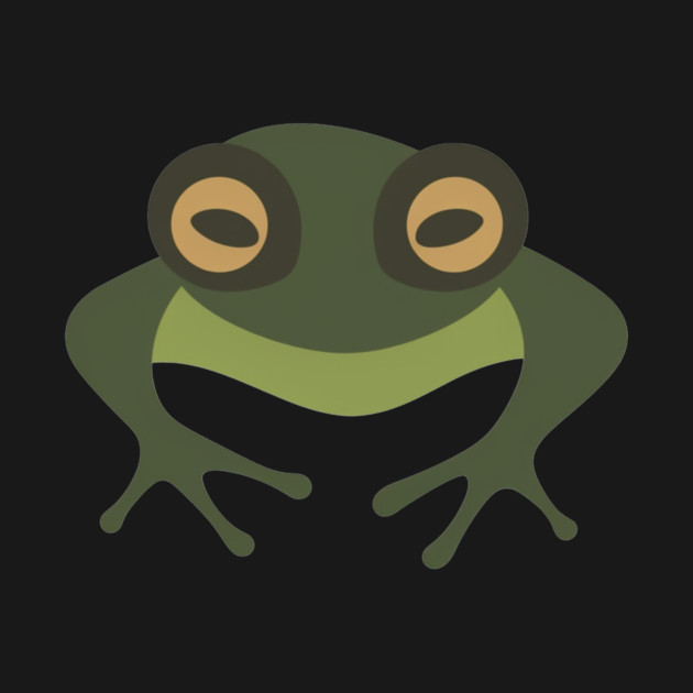 Minimal Green Frog, Tropical Animal, Love Frogs by logiamerch