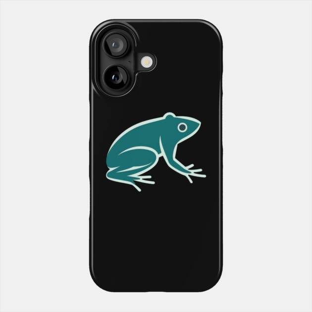 Minimal Green Frog, Tropical Animal, Love Frogs Phone Case by logiamerch
