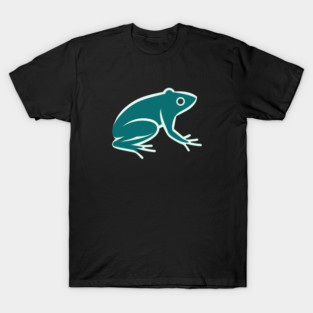 Minimal Green Frog, Tropical Animal, Love Frogs T-Shirt