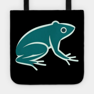 Minimal Green Frog, Tropical Animal, Love Frogs Tote
