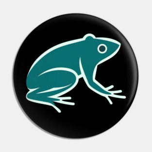 Minimal Green Frog, Tropical Animal, Love Frogs Pin