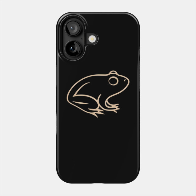 Minimal Frog, Tropical Animal, Phone Case by logiamerch