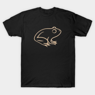 Minimal Frog, Tropical Animal, T-Shirt