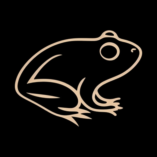 Minimal Frog, Tropical Animal, by logiamerch