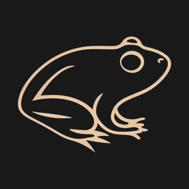 Minimal Frog, Tropical Animal, by logiamerch