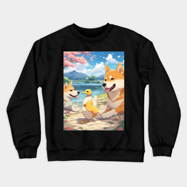 loving you agian Crewneck Sweatshirt by animegirlnft