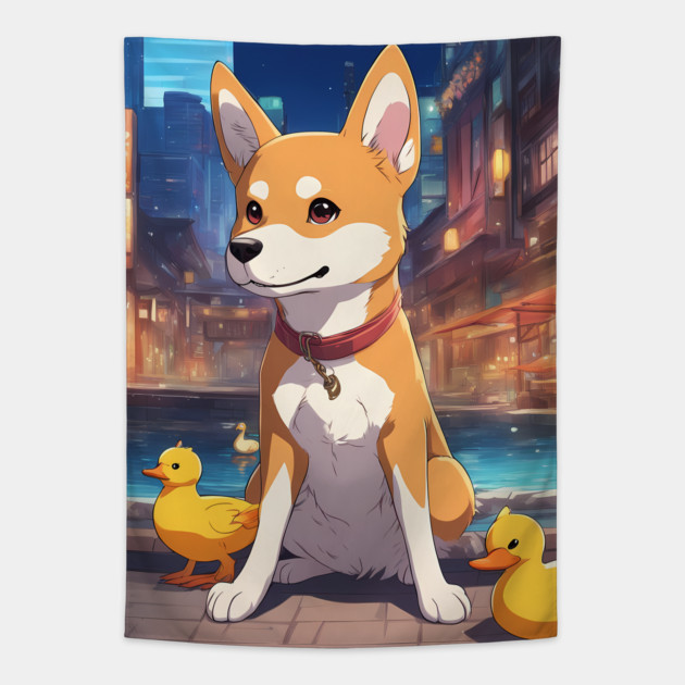i'am the boss Tapestry by animegirlnft