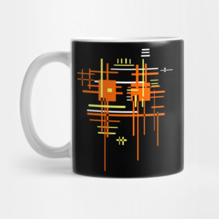 Minimal Architecture Techno Design Mug
