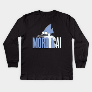 Mordecai's Whimsical Portrait Kids Long Sleeve T-Shirt