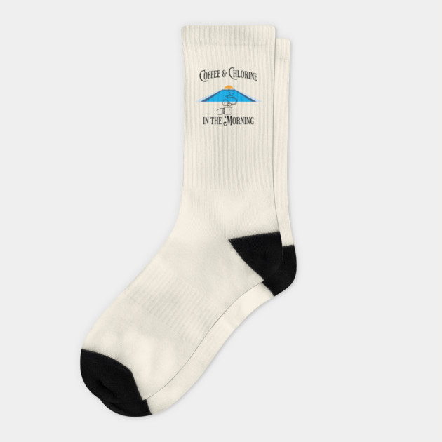 The Smell of Coffee & Chlorine in the Morning Socks by Luxinda
