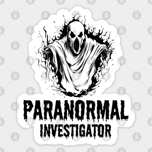 Ghost Paranormal Investigator Sticker by Paranormalshirts