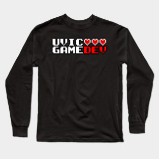 Uvic GameDev Red Logo Long Sleeve T-Shirt