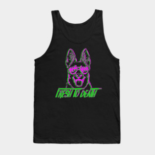 Fresh To Death German Shepherd - Dog Lover Dogs Tank Top