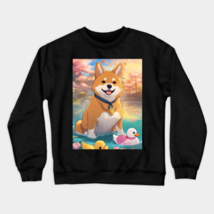 Shiba cute adventure Crewneck Sweatshirt
