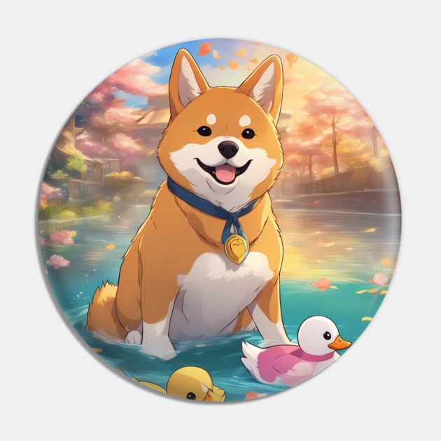 Shiba cute adventure Pin by animegirlnft