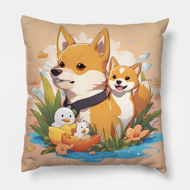 Highlight the joyfu Pillow by animegirlnft