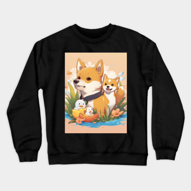 Highlight the joyfu Crewneck Sweatshirt by animegirlnft