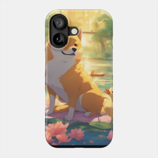 Shiba Alegre Pegadiza Phone Case
